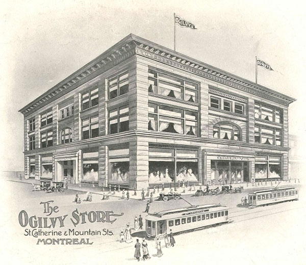 Le Magasin Ogilvy au 1255, rue Sainte-Catherine Ouest à Montréal
