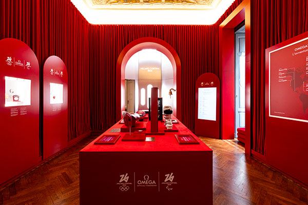 The exhibition at the OMEGA House in Milan