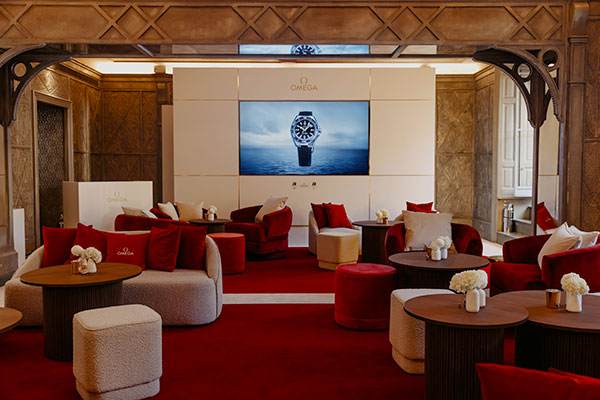 The new Seamaster Planet Ocean in the OMEGA living room
