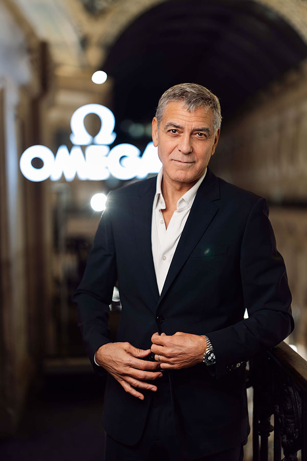 George Clooney at the OMEGA House