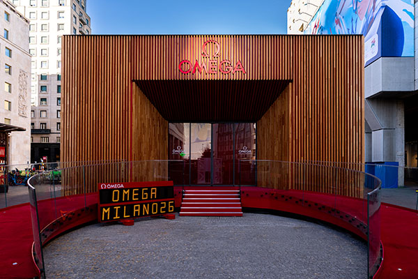 L'entrée du Pavillon OMEGA