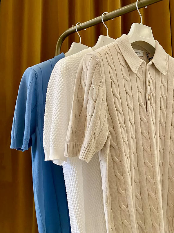 Une gamme de polos pour compléter le style printanier du gentleman