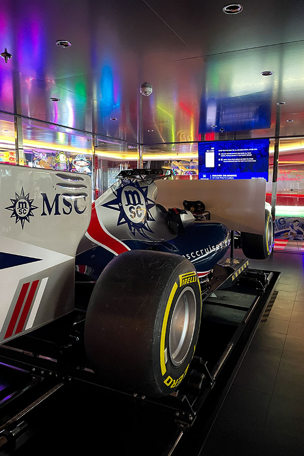 The Formula 1 simulator
