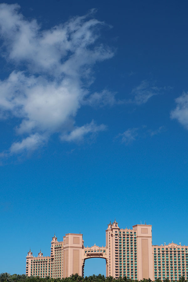 Atlantis at Paradise Island in the Bahamas during a snorkelling excursion with the MSC Meraviglia