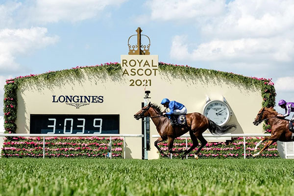 La ligne d'arrivée du Royal Ascot