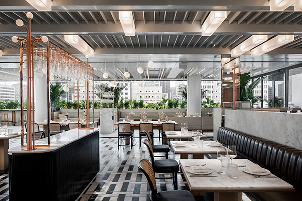 The Marcus restaurant at the Four Seasons Hotel Montréal
