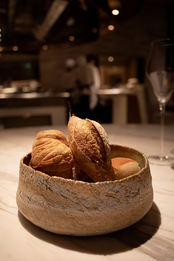 3 luxury hotels in Bangkok - The bread at Chef's Table at lebua Bangkok