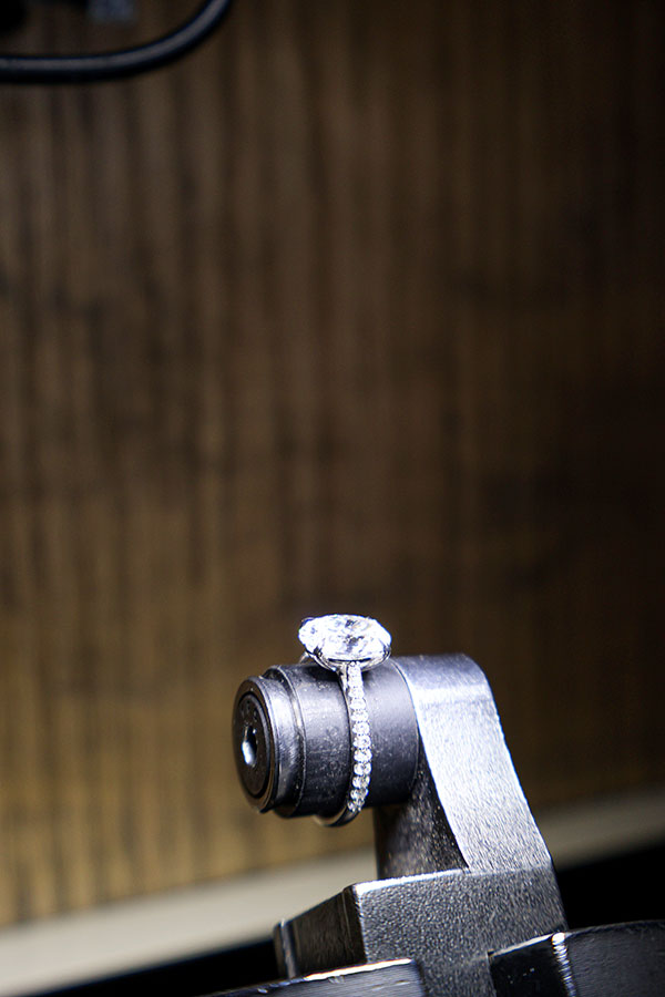 Une superbe bague en diamant