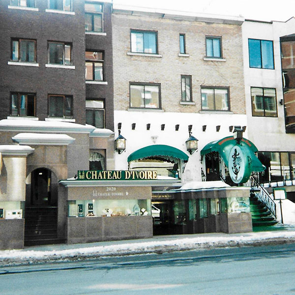 Château d'Ivoire's former storefront