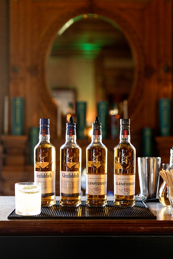 Quelques bouteilles de Glenfiddich