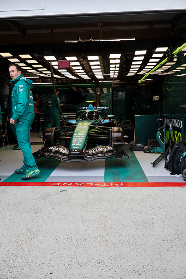 La voiture No. 14 de Fernando Alonso