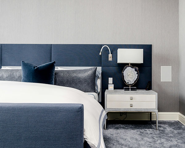 How to Furnish Your Home Like a Gentleman - Blue Bedroom