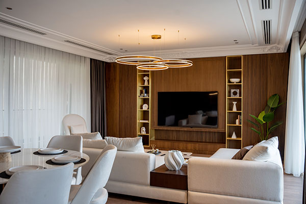 How to Furnish Your Home Like a Gentleman - Living Room - Home Theatre - Curtains