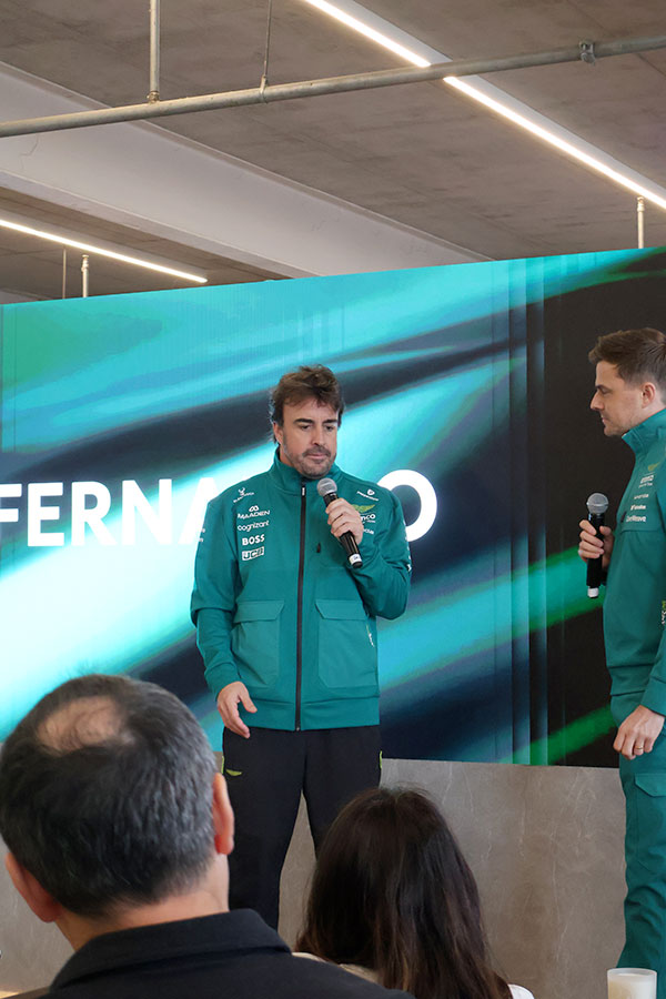 Fernando Alonso still draws a crowd wherever he goes