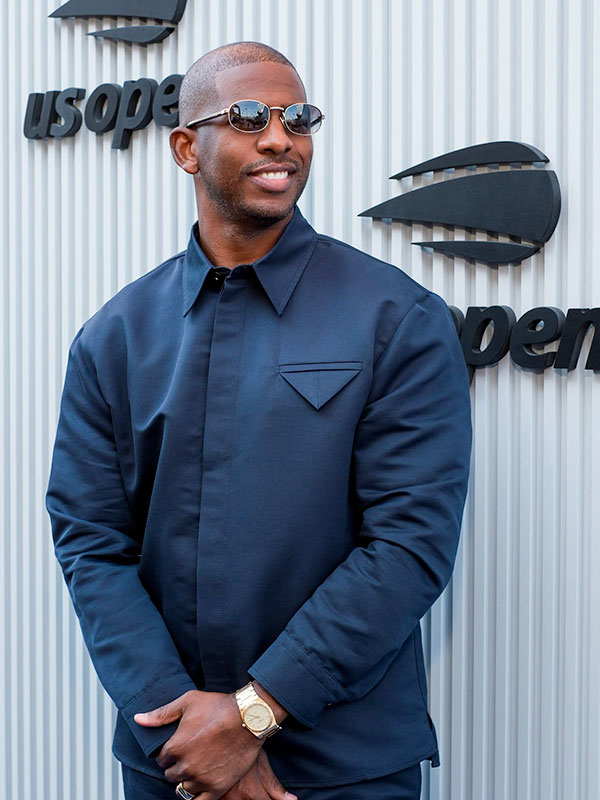 Le joueur de basket-ball Chris Paul porte une Vacheron-Constantin 222 de couleur jaune-or