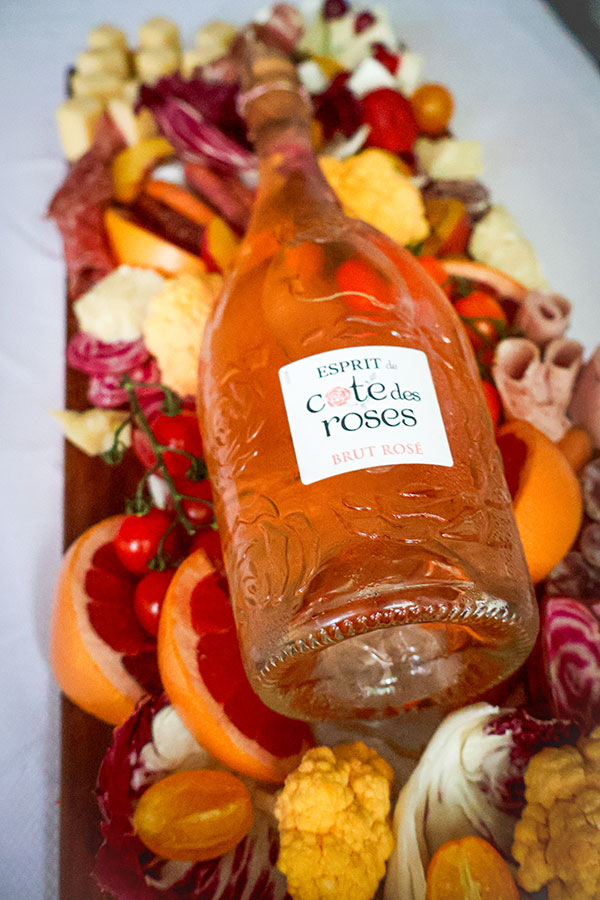 The gorgeous bottle of Esprit de Cote des Roses