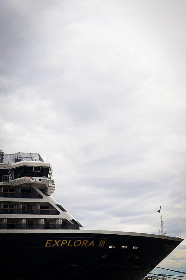 The EXPLORA III in the Port of Québec City