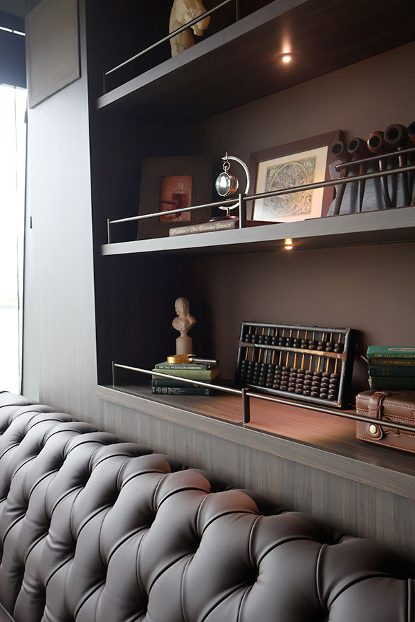 The Malt Whisky Bar is the place for gentlemen on the EXPLORA III