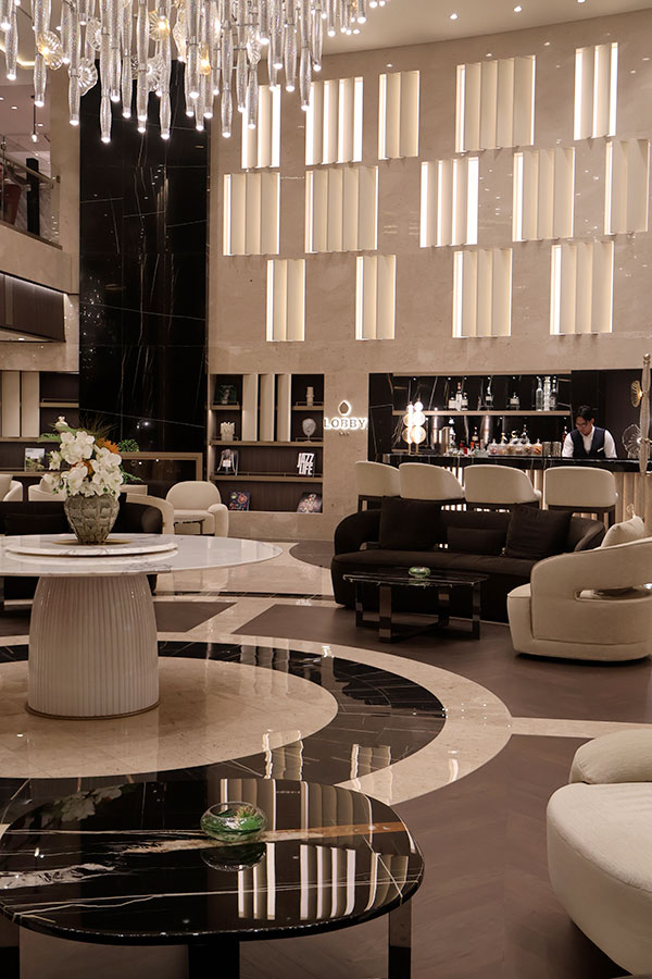 Le nouveau design du LOBBY dans l'EXPLORA III